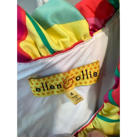 Ellen & Ollie size 4 floral cotton dress - Picture 2 of 3